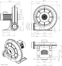 Load image into Gallery viewer, FDC-050A-7W -Fuji Electric - Dimensions