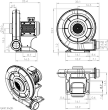 Load image into Gallery viewer, Fuji Electric FDC-100A-7W Dimensions