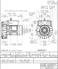 Load image into Gallery viewer, VFC805A-7WS dimensions and specifications replacent for VFC804A-7WS - Fuji Electric