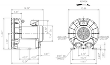 Load image into Gallery viewer, VFZ501A-7W Dimension Drawing - Fuji Electric
