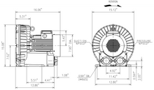 Load image into Gallery viewer, VFZ601A-7W Dimension Drawing - Fuji Electric